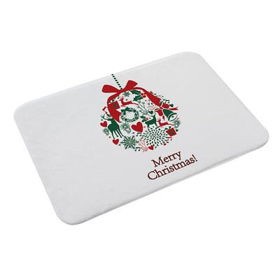 

〖Follure〗Christmas Floor Entrance Door Bathroom Mat Indoor Bathtub Carpet Doormats Decor