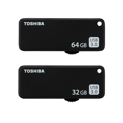 

TOSHIBA 64GB USB30 U Disk U365 150MBs USB Flash Drive Slide Design High Speed Flash Disk for LaptopCarDesktop