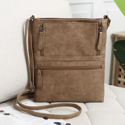 

Tailored Womens Leather Purse Satchel Cross Body Zipper Shoulder Bag Messenger Bag