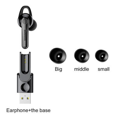 

Wireless Bluetooth Earphones Single Talking For Phone In Car With Magnetic Charging Base