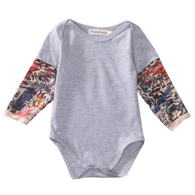 

Baby Kids Boy Girl Infant Romper Plain Jumpsuit Bodysuit Cotton Clothes Outfits
