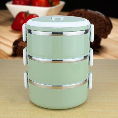 

Sanqia leakproof 304 Stainless Steel lunch Box Portable Picnic Food Container bento tiffin box thermal storage box
