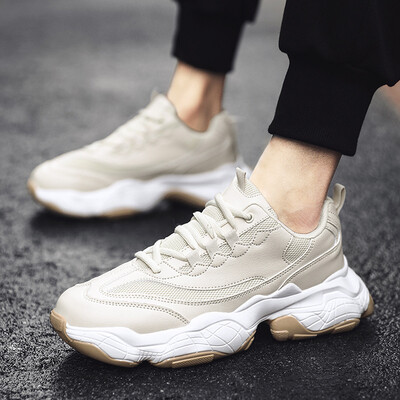

Thick-soled old shoes street shooting retro sports running shoes tide shoes men casual breathable mens shoes