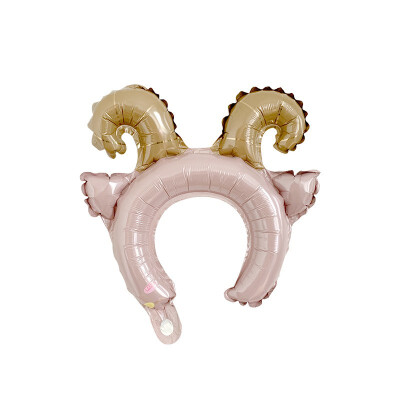 

FUNNYBUNNY 10PCS Small Gift Styling Headdress Aluminum Balloon Bear Bunny Ears Headband Delivery Animal Balloon Valentines Day