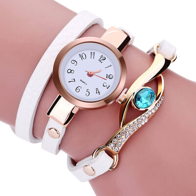 

Gem-set diamond bracelet watch listed in Europe&America watch Korean version table