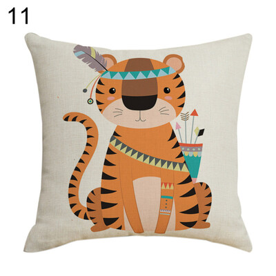 

Cute Cartoon Animal Printed Pillow Case Cushion Cover Home Hotel Sofa Car Decor