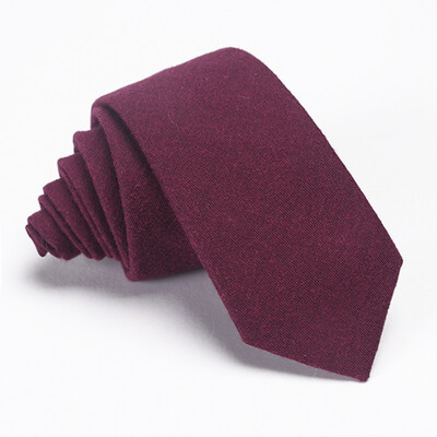 

Pink cotton tie imitation wool mens&womens tie general 6cm tie wholesale casual tie a generation