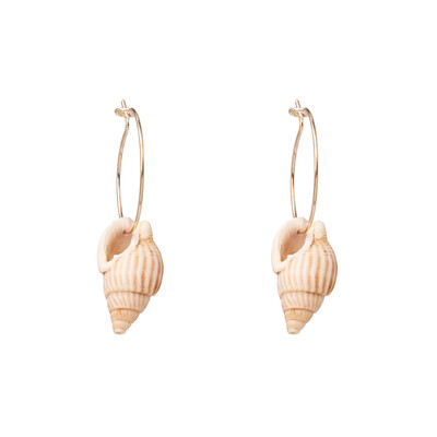 

ZA New Sea Shell Pendant Earrings Gold Statement Earrings For Women Weddings Party Irregular Geometric Jewelry Gift