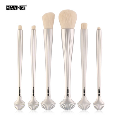 

Toponeto New 6pcs Cosmetic Makeup Brush Blusher Eye Shadow Brushes Set Kit