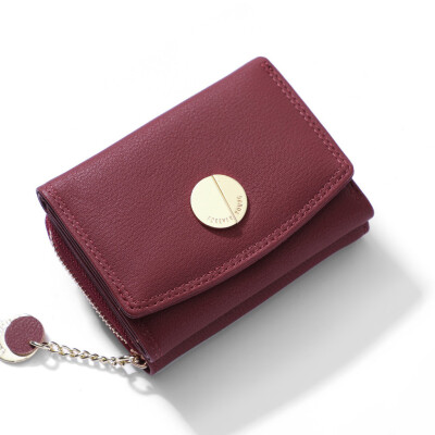 

Tailored Women Short Wallets Mini Money Purses Small Fold Female Coin Purse Card Holder