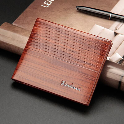 

Men Multifunctional Wallets Short Purse Clutch PU Leather Solid Credit Card Cover Holder Vintage Organizer