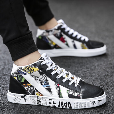 

Summer Korean version of mens shoes set up small whiteboard shoes autumn casual canvas white shoes high-heeled trendy shoes