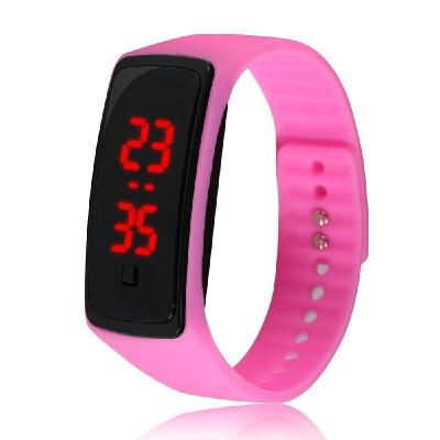 

LED Display Digital Sport Watch Children Watch for Students Children with Silicone Strap Band