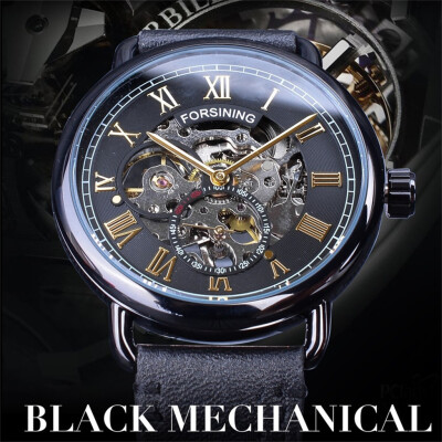 

Gobestart Forsining Hollow Dial Luxury Design Business Fashion Mens Mechanical Watch