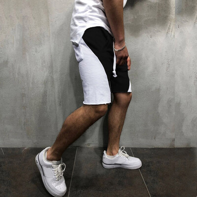 

Gobestart Fashion Men Summer Casual Sport Elastic Waist Short Pants Trousers