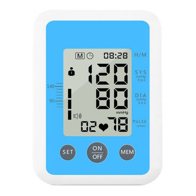 

Upper Arm Digital Blood Pressure Tester LCD Display Voice Read Heart Beat Pulse Rate Meter