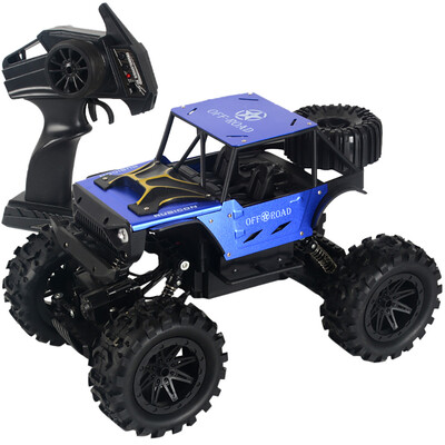 

Gobestart 114 Scale 24G 4WD Headlight RC Car Crawler Military Truck Remote Control Toy