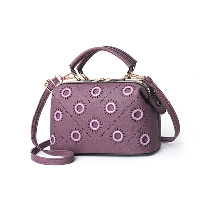 

Female bag 2019 new bag female Korean version of the stereo PU leather fashion handbags Messenger shoulder bag