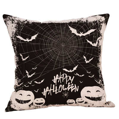 

Happy Halloween Pillows Cover Fall Decor Pillow Case Sofa Throw Cushion Cover