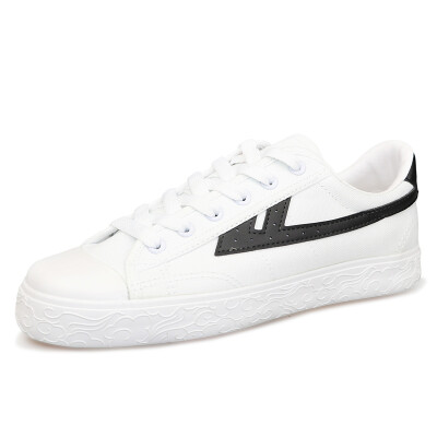 

Warrior canvas shoes low to help casual couple models with flat-bottom sports WL0003T black&white 40 large one yard