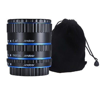 

Andoer Colorful Metal TTL Auto Focus AF Macro Extension Tube Ring for Canon EOS EF EF- 60D 7D 5D II 550D Red