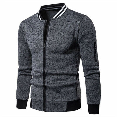 

Winter Men Long Sleeve Sweatshirt Men Jacket Zipper Coat Cardigan Sweater
