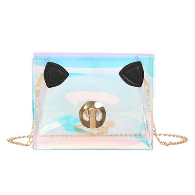 

Women Shoulder Bags Laser Transparent Crossbody Chain Messenger Beach Bags