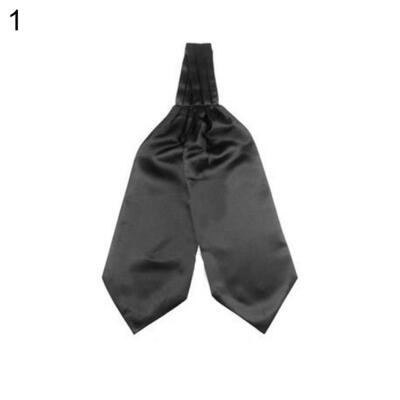 

Adjustable Plain Silky Self Tied Necktie Cravat Men Bow Tie Party Suit Accessory