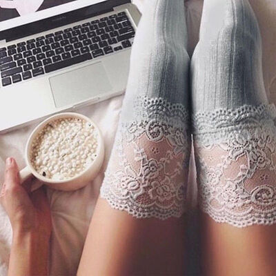

New Girls Ladies Women Thigh High Over the Knee Socks Long Cotton Stockings Warm
