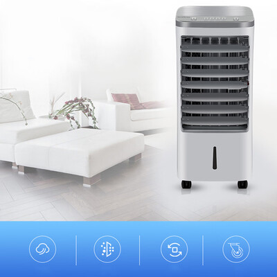 

Siaonvr Household Air Cooler Single Cold Type Electric Fan Mobile Vertical Cooling Fan