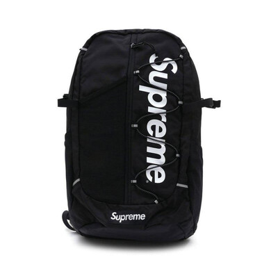 

Supreme offwhite outdoor athletic canvas sport bag fashion casual lightweight men women backpack student school bag girl boy