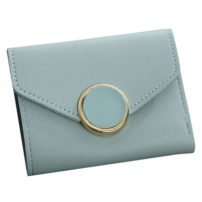 

Hot selling Women Simple Short Wallet Hasp Coin Purse Card Holders Handbag drop shipping 0522