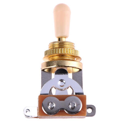 

Gold Plated Electric Guitar Gear Device 3 Gear Timbre Change-over Switch