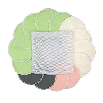 

〖Follure〗Lifestyle Nursing Pads Breastfeeding 14Pcs Organic Bamboo Reusable Breast Pads