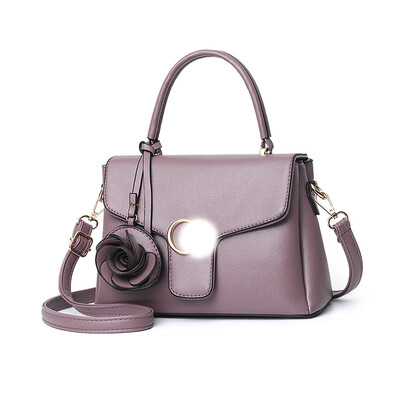 

Ladies bag 2019 spring new handbag flower fashion handbag simple shoulder diagonal package