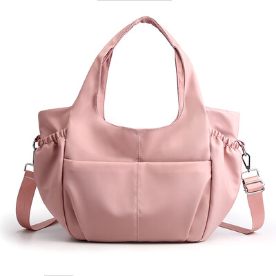 

Oxford canvas bag lady big capacity mother one shoulder slanting bag big dumplings bag Baita Yoga Bag