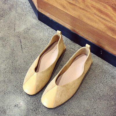 

Single Shoe Woman Summer Style Korean Version Baitao Fangtou Shallow Rough-heeled Grandma Shoes Woman Net Red Fairy Wind Gentle Sh