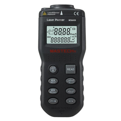 

MASTECH MS6450 Laser Guide Ultrasonic Range Finder Laser Distance Meter Laser Rangefinder Length Area Volume Measurer