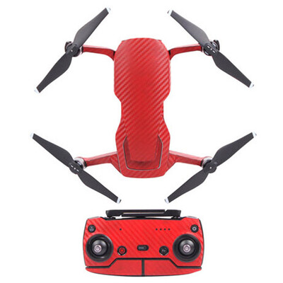

Tailored Waterproof PVC Carbon Grain Graphic Stickers Full Set Skin for DJI MAVIC AIR