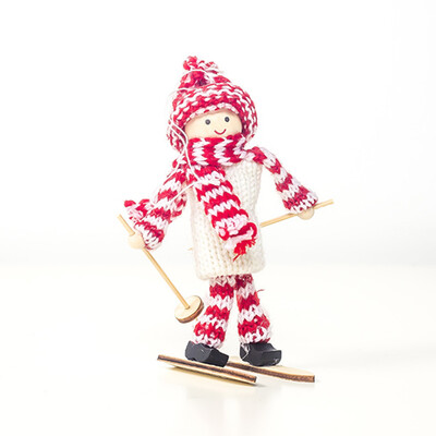 

Christmas Cute Girl Ski Doll Ornaments Christmas Tree Decorations Hanging Pendant Home Party Decor