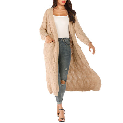 

Toponeto Women Long Sleeve Knitting Open Cape Casual Coat Blouse Kimono Jacket Cardigan