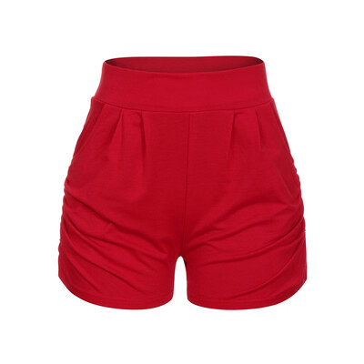 

Tailored Women Summer Solid Loose Hot Pants Lady Summer Beach Shorts Trousers