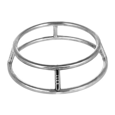 

Toponeto Stainless Steel Pot Rack Thick Round Put Pot Organizer Shelve Insulated Anti-Hot