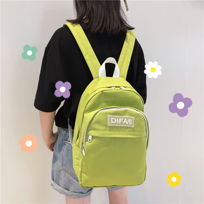 

Schoolbag female Korean version of the original ulzzang high school students ins wind bf large capacity forest department shoulder