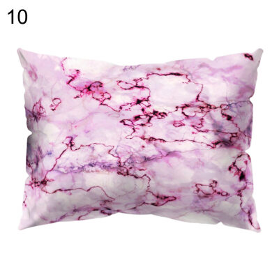 

Fresh Marble Print Pillow Case Cushion Cover Bed Car Cafe Office Decoration