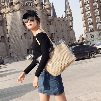 

Tailored New Womens Fashion Wild Solid Weaving Single Shoulder Messenger Bags Waterproof