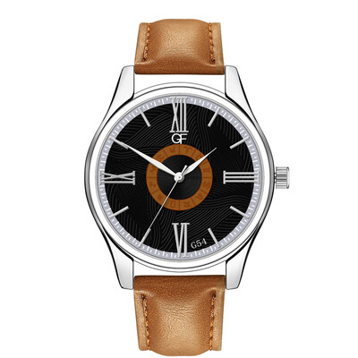 

Gobestart Hot Man Leather Watch Whatever Late Anyway Letter Watches New Pointer glow