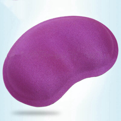 

Good Sale Heart-Shaped Comfort 3D Wrist Rest Silica Gel Hand Pillow Memory Cotton Mouse Pad For Office