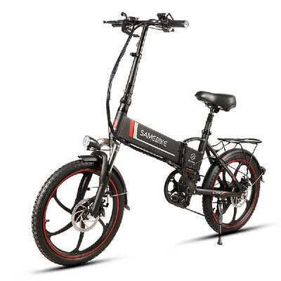 

20 Inch Folding Electric Bike Power Assist Electric Bicycle E-Bike Scooter 350W Motor Conjoined Rim