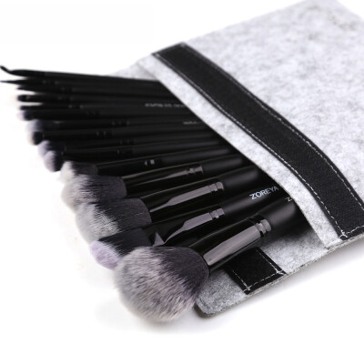 

〖Follure〗New 15 pcs Makeup Brush Set tools Make-up Toiletry Kit Wool Make Up Brush Set